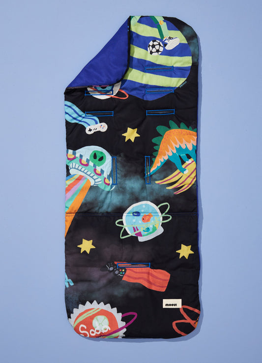 Capa de Carrinho - Aventura Cósmica Preto