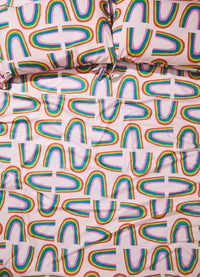 Capa de Edredom Adulto - Arco-íris das Fadas