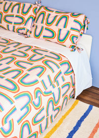 Jogo de Capa de Edredom - Arco Íris das Fadas