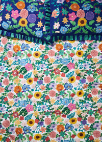 Capa de Edredom Adulto - Canteiro de Flores