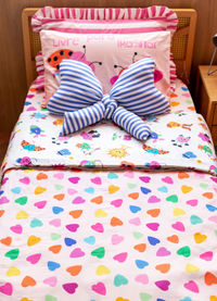 Capa de Edredom Infantil - Amar e Ser Feliz