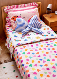 Capa de Edredom Infantil - Amar e Ser Feliz