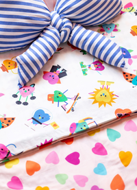 Capa de Edredom Infantil - Amar e Ser Feliz