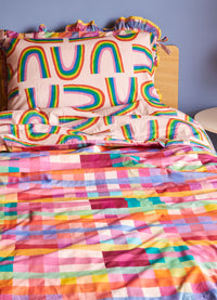 Capa de Edredom Infantil - Arco-íris das Fadas