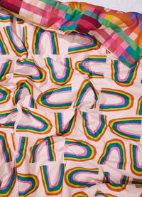 Capa de Edredom Infantil - Arco-íris das Fadas