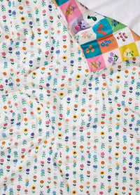 Capa de Edredom Infantil - Colher no Jardim