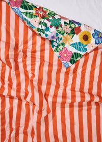Capa de Edredom Infantil - Canteiro de Flores