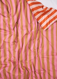 Capa de Edredom Infantil - Listrado Coral