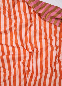Capa de Edredom Infantil - Listrado Coral