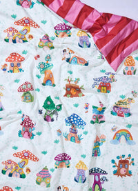 Capa de Edredom Infantil - Vila Das Fadas