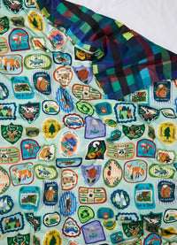 Capa de Edredom Infantil - Pescar e Acampar