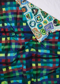 Capa de Edredom Infantil - Pescar e Acampar