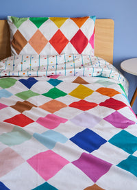 Capa de Edredom Infantil - Pipa Arlequim