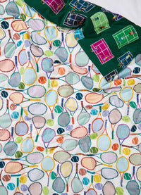 Capa de Edredom Infantil - Tenis Club Verde