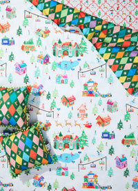 Capa de Edredom Infantil - Natal no Polo Norte