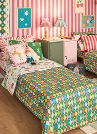 Capa de Edredom Infantil - Natal no Polo Norte