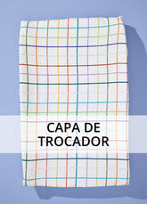 Capa para Trocador Americano - Grid Ondinhas