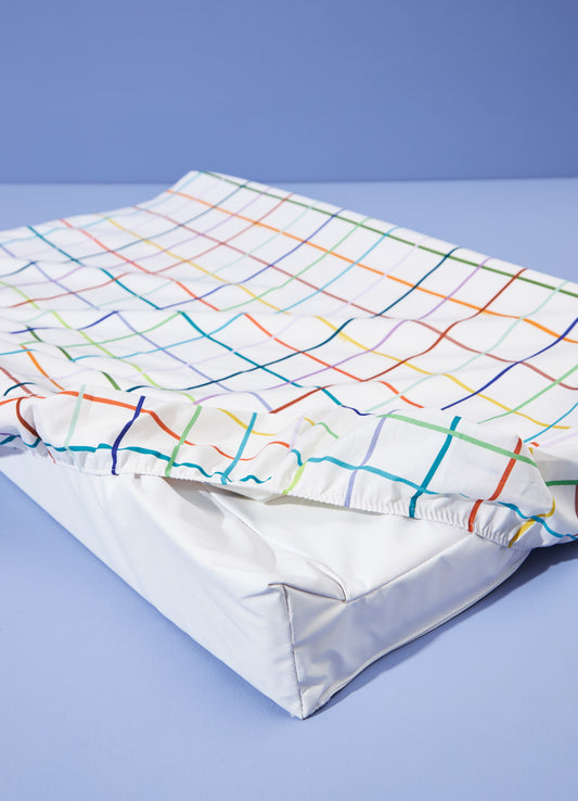 Capa para Trocador Americano - Grid Ondinhas