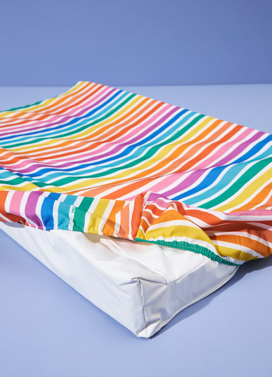 Capa para Trocador Americano - Listrado Rainbow