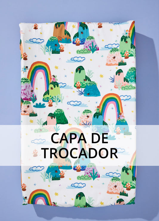 Capa para Trocador Americano - Portal do Arco-íris