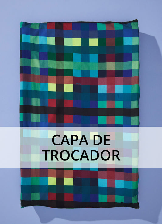 Capa para Trocador Americano - Xadrez Aventura