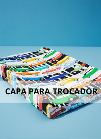Capa para Trocador Americano - Carros do Vovô