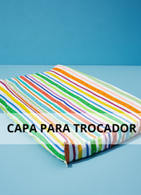 Capa para Trocador Americano - Listrado da Sorte