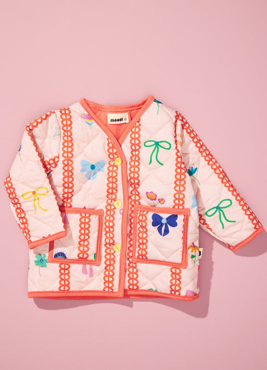 Casaco Infantil Matelassado - Laços de Amizade