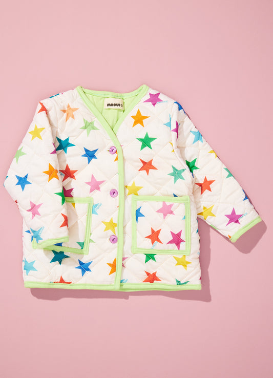 Casaco Infantil Matelassado - Estrelitas