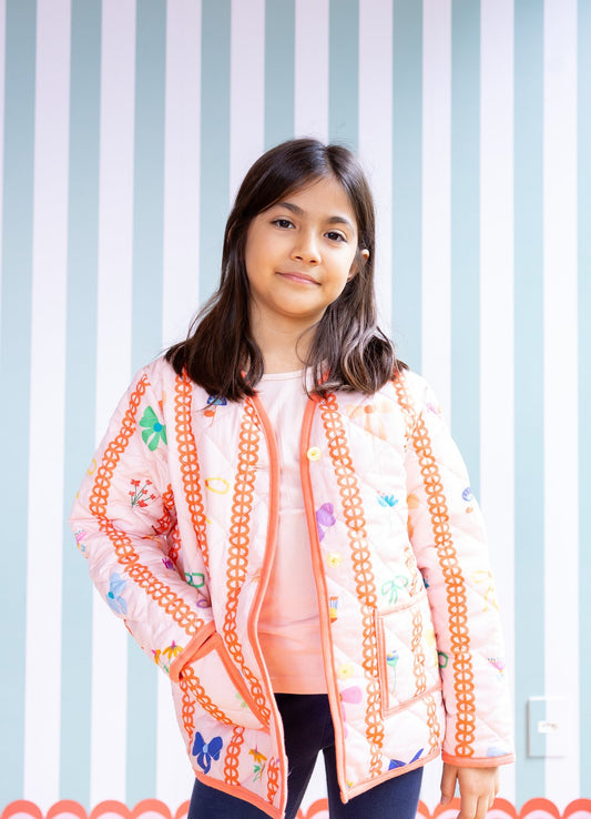 Casaco Infantil Matelassado - Laços de Amizade