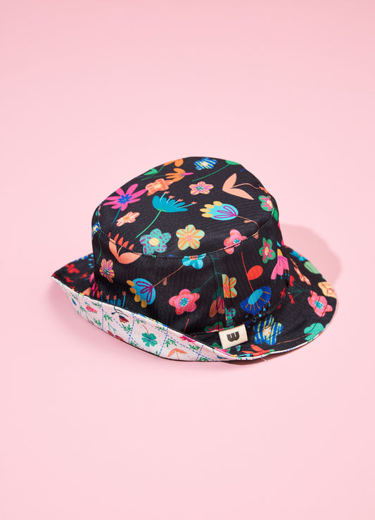 Chapéu Bucket Infantil - Anoitecer no Jardim