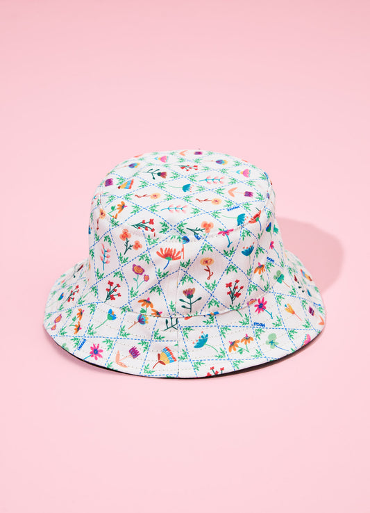 Chapéu Bucket Infantil - Anoitecer no Jardim