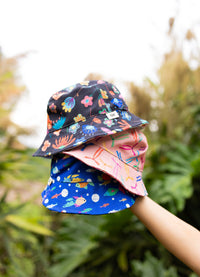 Chapéu Bucket Infantil - Anoitecer no Jardim