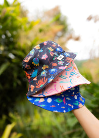 Chapéu Bucket Infantil - Anoitecer no Jardim