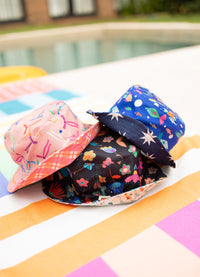Chapéu Bucket Infantil - Peixinhos do Oceano