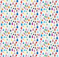 Papel de Parede Infantil - Chuva Colorida