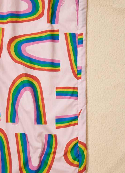 Cobertor Carneirinho Bebê - Arco-íris das Fadas