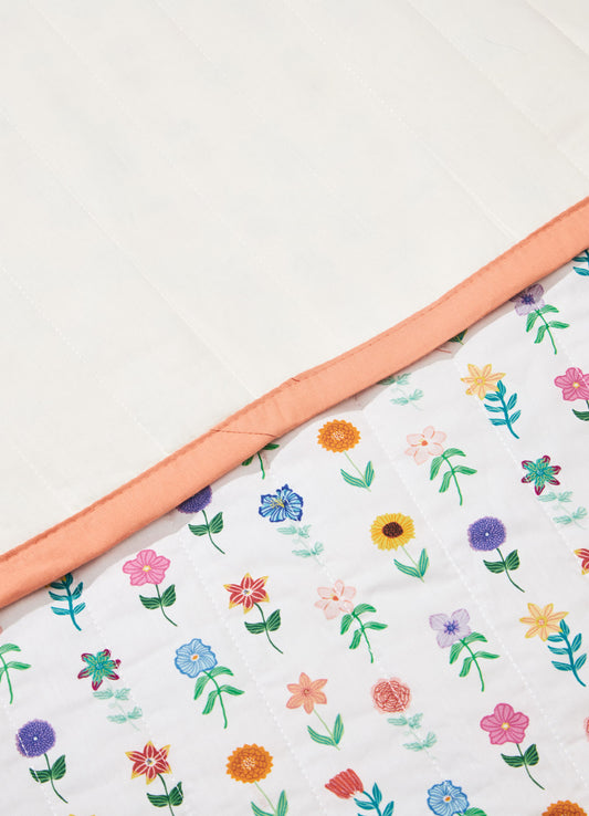 Colcha Bebê - Caminho Floral