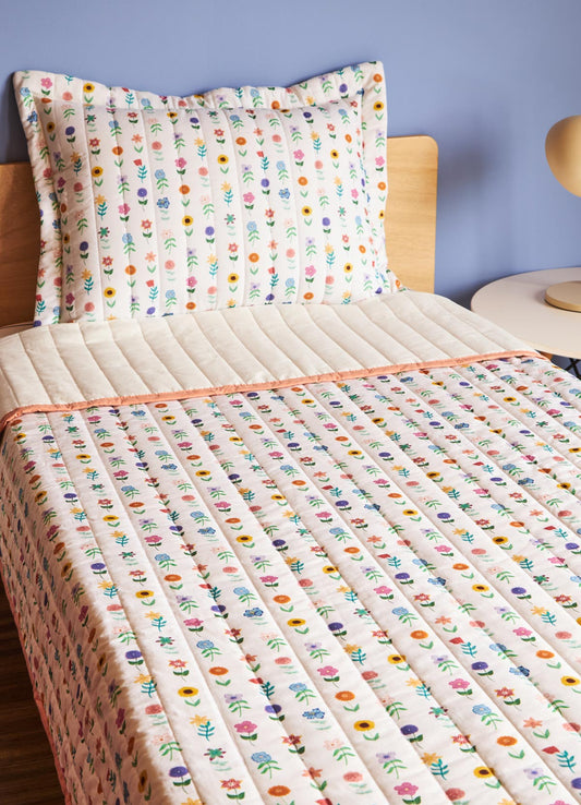 Jogo de Colcha - Caminho Floral