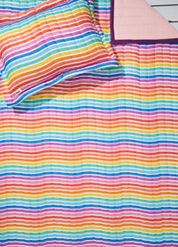 Jogo de Colcha - Listrado Rainbow