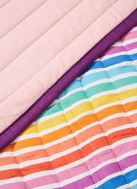 Jogo de Colcha - Listrado Rainbow