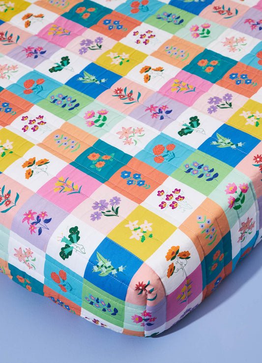 Jogo de Colcha Elástico - Colher no Jardim