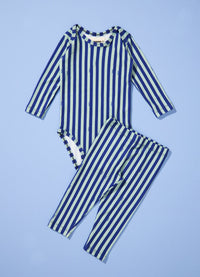 Conjunto Body Manga Longa - Listrado Cósmico