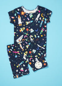 Conjunto Pijama Curto - Corrida Espacial