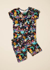 Conjunto Pijama Infantil Curto - Aventura Cósmica