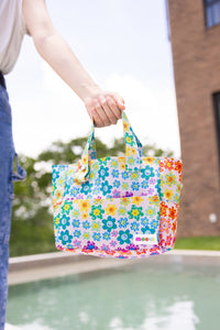 Bolsa de Praia Infantil - Happy Flowers