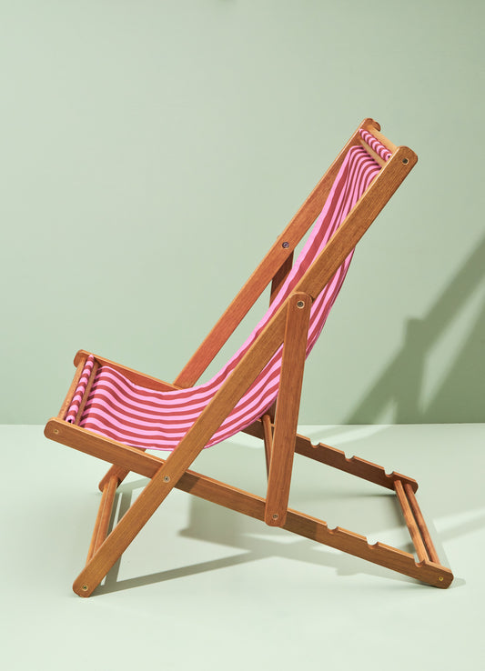 Espreguiçadeira - Listrado Rosa do Deserto