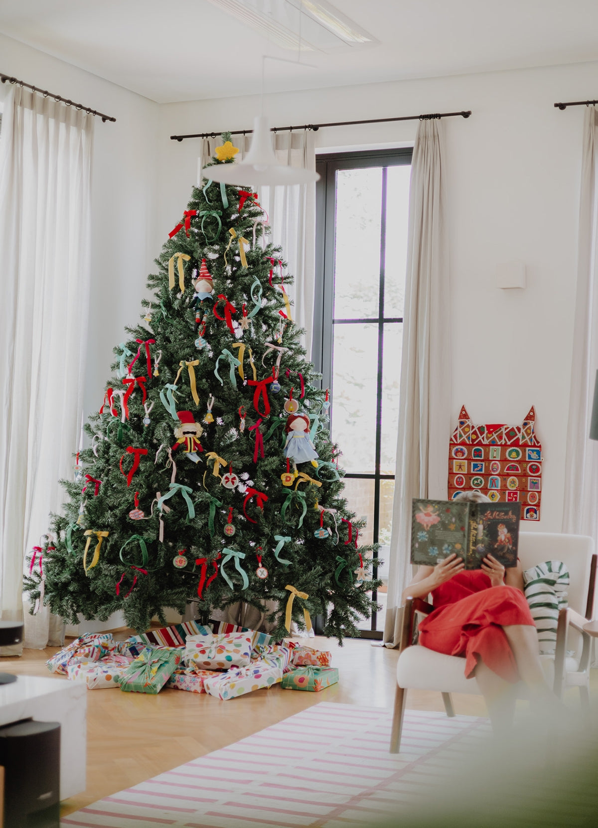 Enfeite de Natal Laços de Veludo