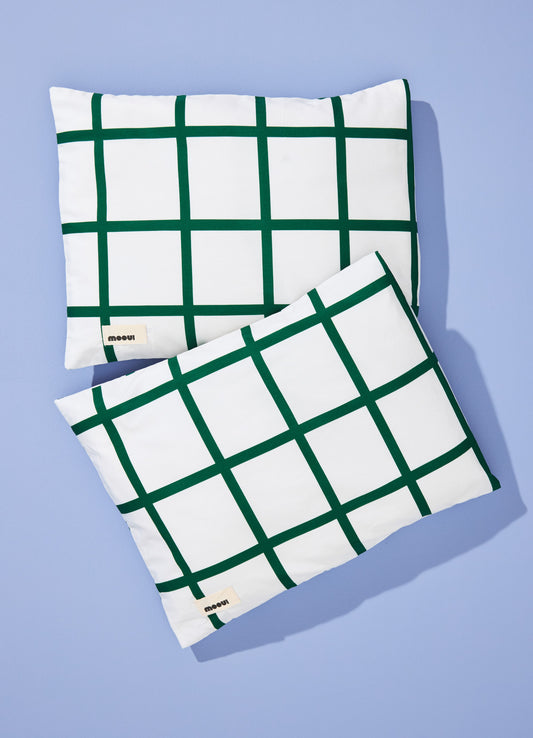 Fronha Bebê - Grid Ondinhas Verde