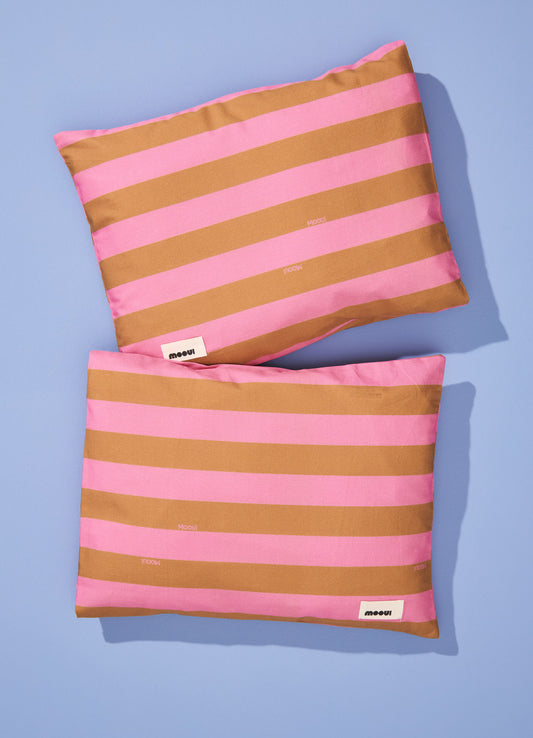 Fronha Bebê - Listrado Flor de Cacau